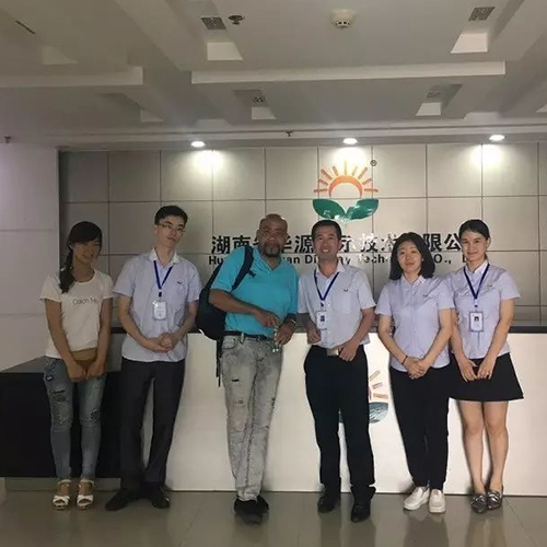 Welcome American customers to visit our company for inspection